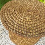 Wicker garden coffee table