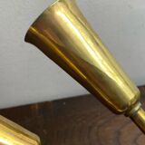 Five-branch wall sconce in brass, 1950s.