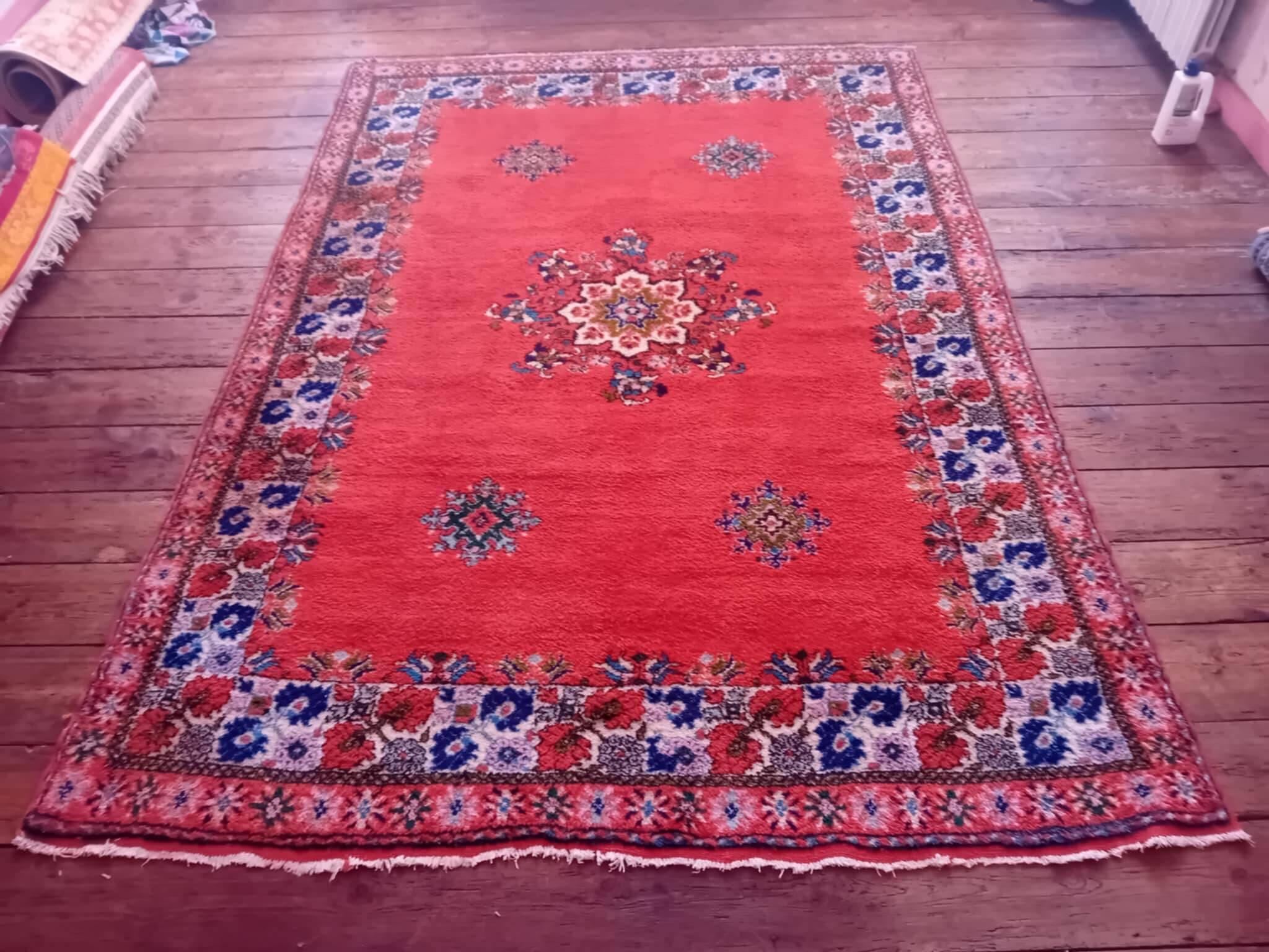 Handmade Berber Rabat rug 271x198cm