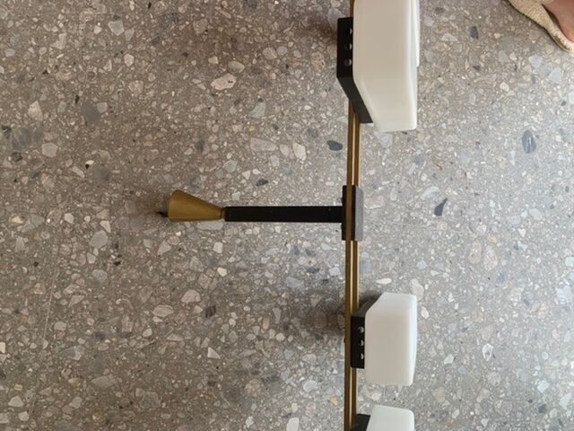 Hanging year 60 metal opaline