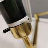 Danish “swing arm” wall lamp in brass by Lyskaer Lightning (LB) 1980s.