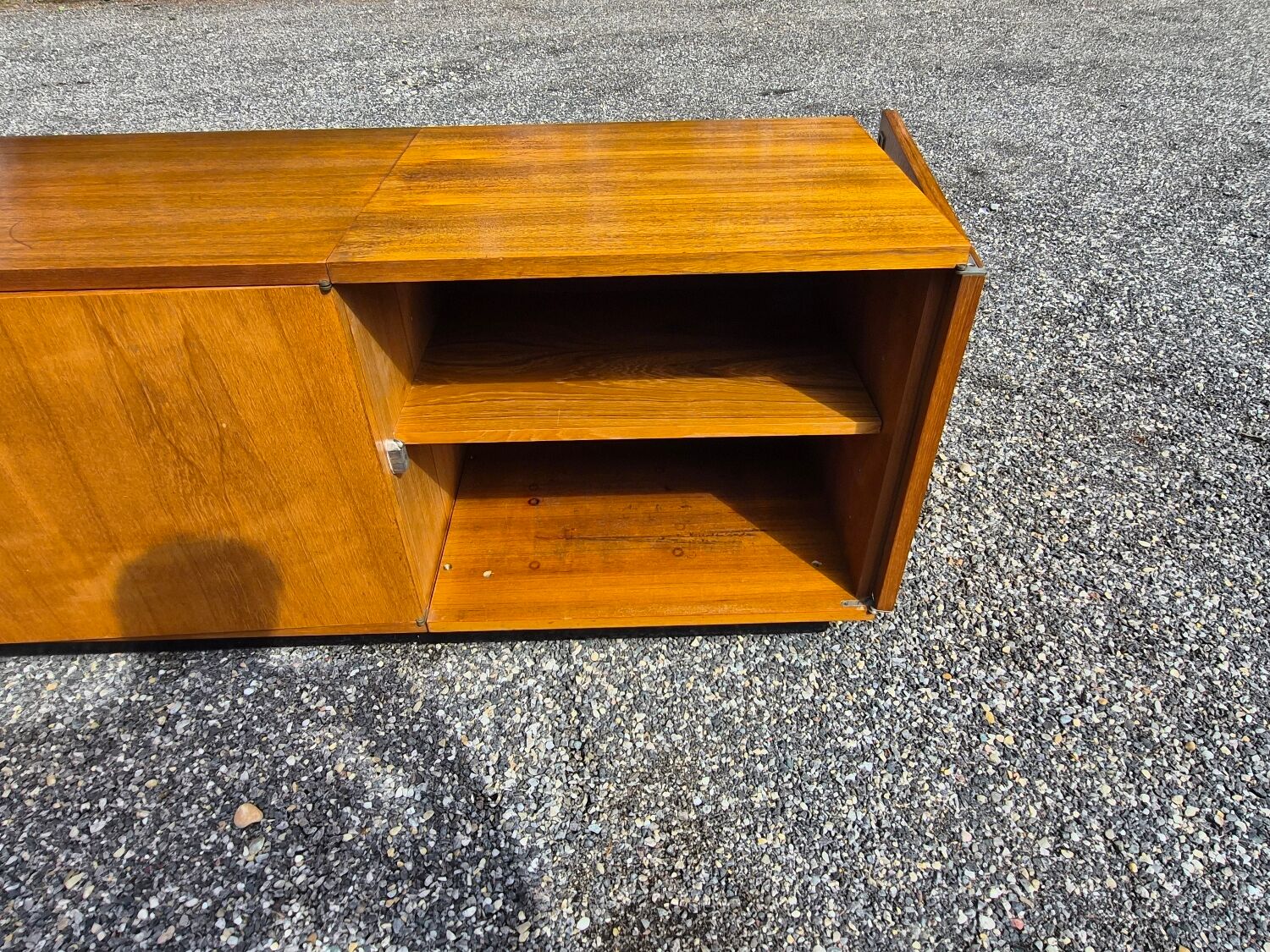 Vintage teak enfilade – Minimalist design – 1970s