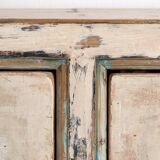 Ancien buffet blanc à motifs floraux (c.1900) #11