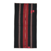 Tapis kilim turc en laine et coton noir noué à la main, années 1970