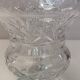 Large antique crystal cut vase