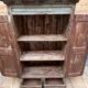 Rajasthani wardrobe in Burmese teak with original patina.