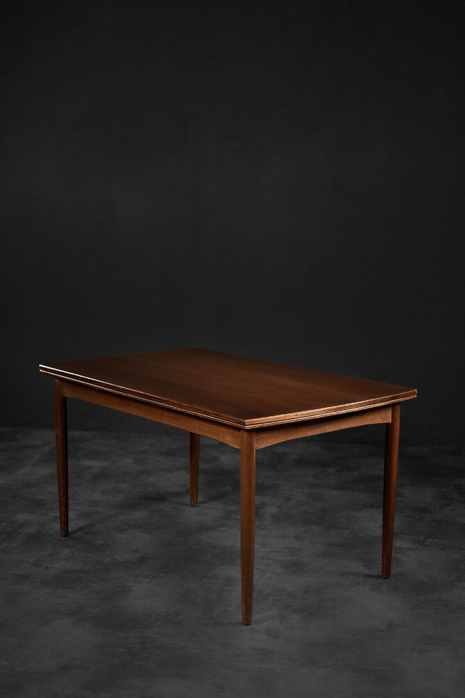 Vintage Mid-Century Danish Modern Teak Extendable Dining Table from BL-Møbler, 1960s
