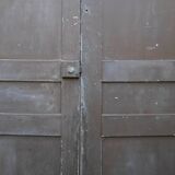 paire de grande portes en bois anciennes
