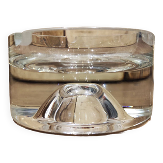 Cendrier vintage en cristal français, Saphira