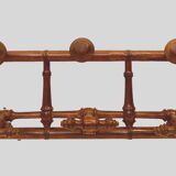 Wall coat rack in imitation of 20th century bamboo