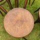 Set of 8 mismatched bistro chairs