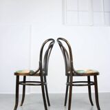 Vintage Velvet No. 18 Dining Chairs by Michael Thonet, Set of 4