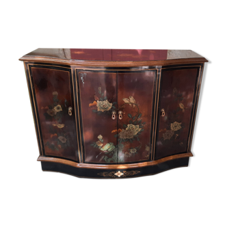 Chinese lacquered sideboard