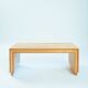 Ruudjan Kokke Dutch design slat bench sidetable, 1980s