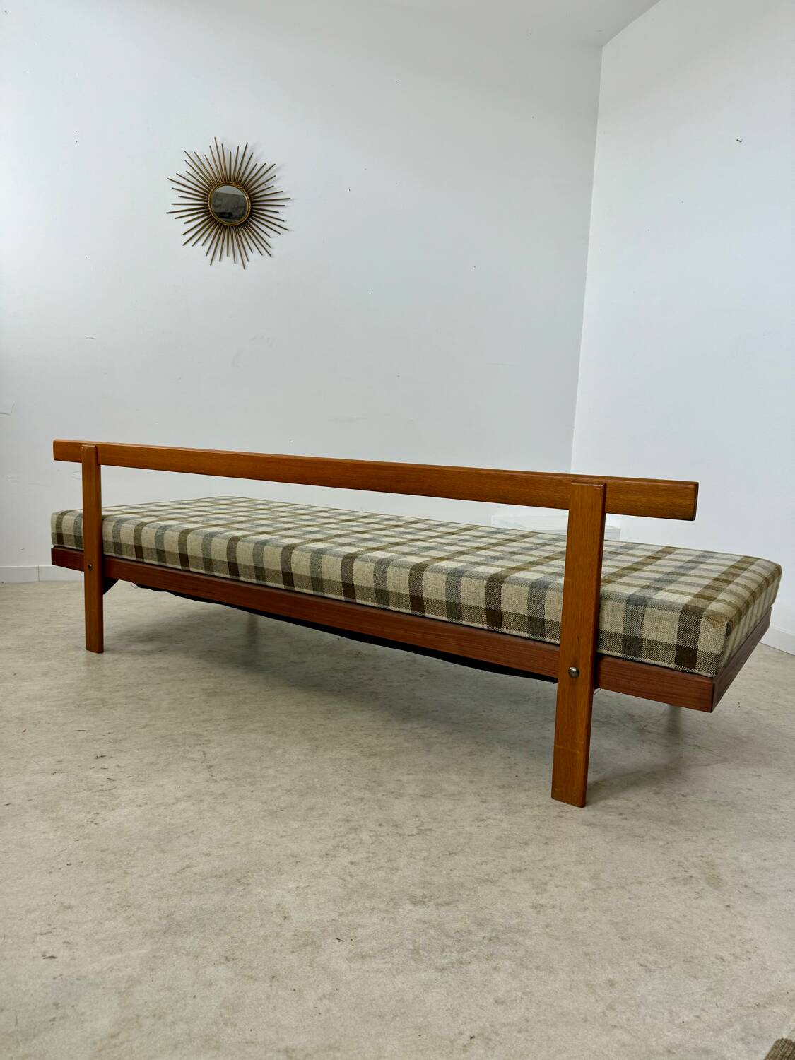 Ancien canapé Daybed scandinave "Svane", Haldor Vik et Ingmar Relling par Ekornes design scandinave Norvège 1960