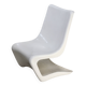 "Space age" armchair. Fiberglass. White lacquered. circa 1970