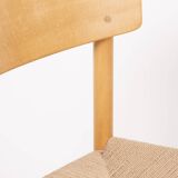 2x Børge Mogensen J39 People's Chair in Beech, 1970s Denmark