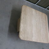 Travertine square coffee table 70/80