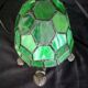 Turtle night light in regulated glass carcass stained glass way