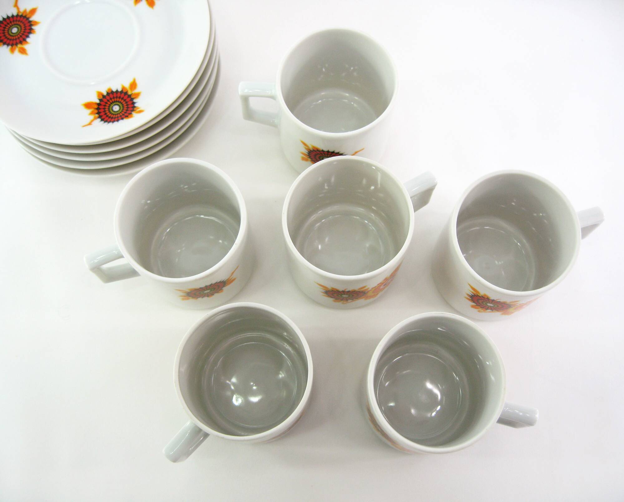 Porcelain Coffee Cups - Winterling Bavaria Germany - Vintage 70s