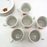 Porcelain Coffee Cups - Winterling Bavaria Germany - Vintage 70s