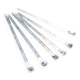 Set of 6 spoons in old blown glass - Eco agitator straws