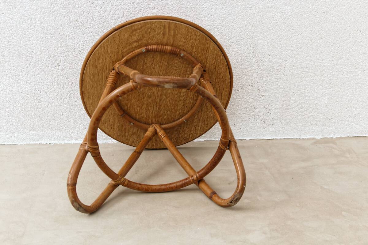 Rattan table and chair for children
