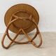 Rattan table and chair for children