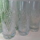 Set de 8 verres en cristal taillé