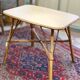 Table basse en rotin années 60