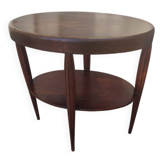 oval pedestal table with double trays 1925/1930