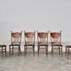 Vintage ash dining chairs, 1920