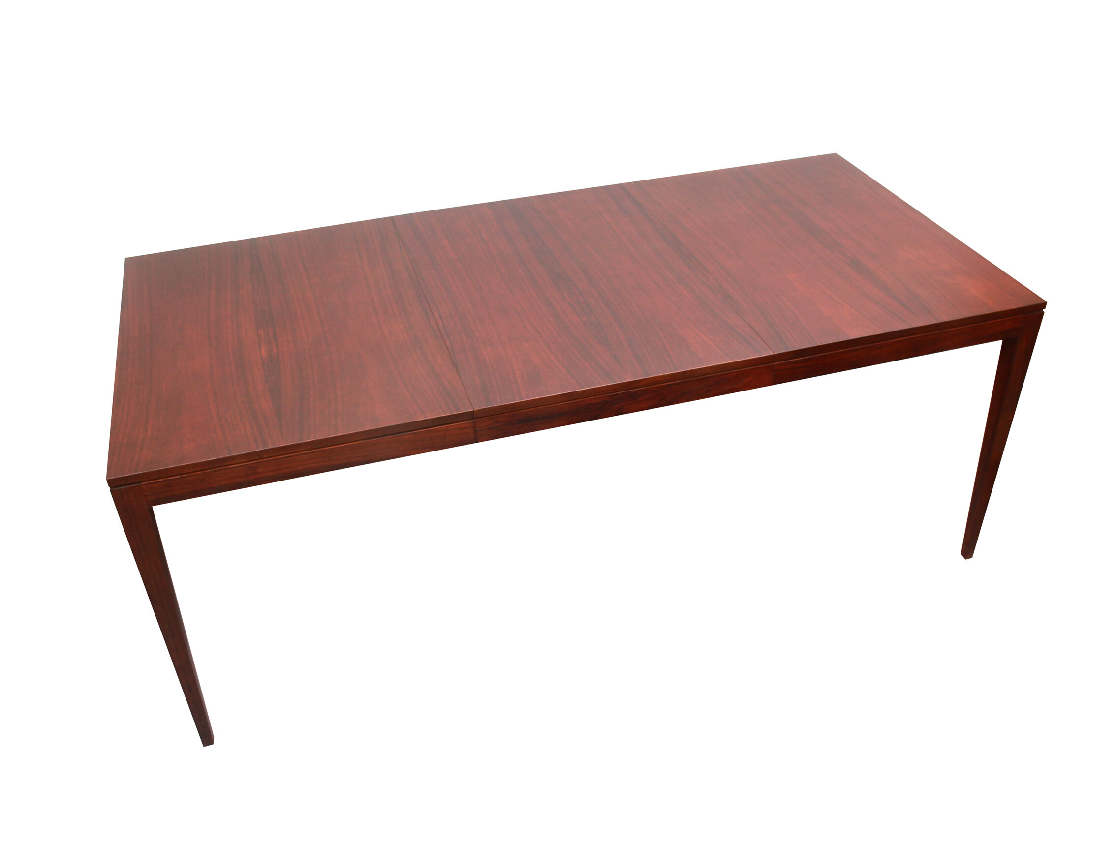 Salle à manger extensible des années 1960 en palissandre, restaurée