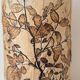Vintage stoneware table lamp by Bodil Marie Nielsen, 1970s