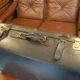 60s black vintage suitcase leather boiled cardboard