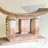 Antique wooden stool african art ashanti from ghana