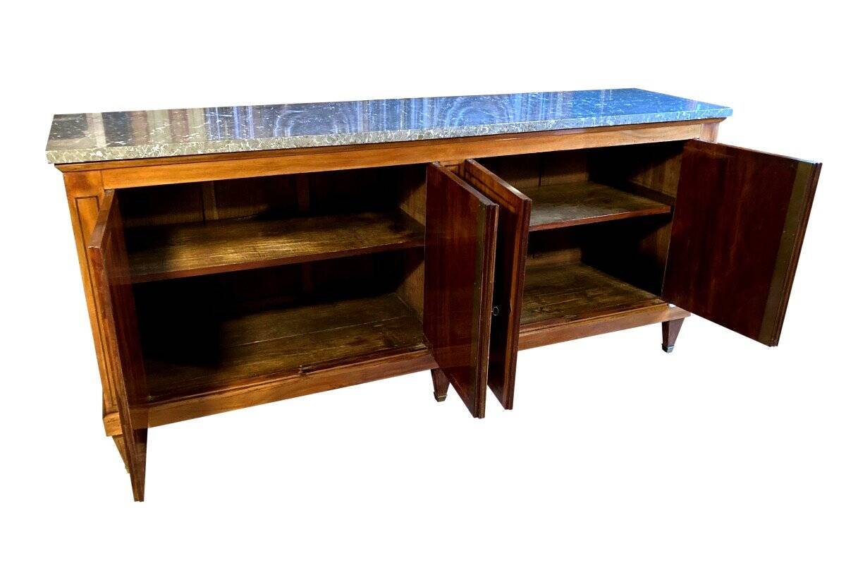 Directoire style enfilade in mahogany nineteenth century