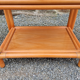 Maugrion bedside table for Roche Bobois, wood and rattan, 80s