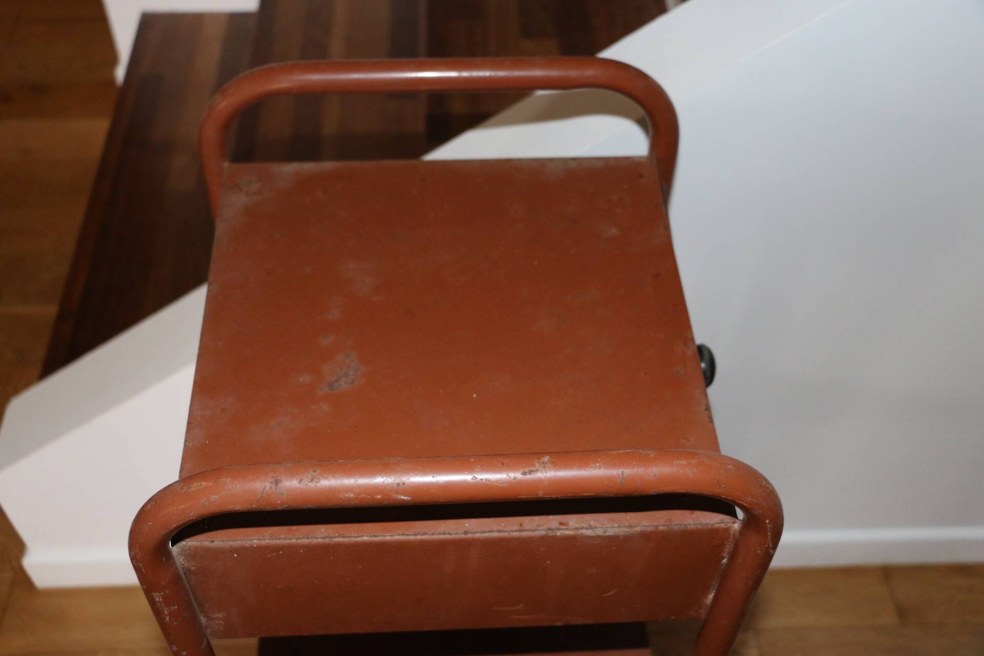 Paire de chevets d’internat métal 1960