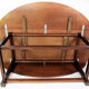 Table basse en acajou avec extensions, années 1930