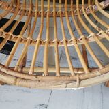 2 rattan basket chairs