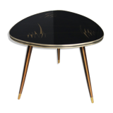 Black and Gold glass table 1960s