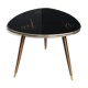 Black and Gold glass table 1960s