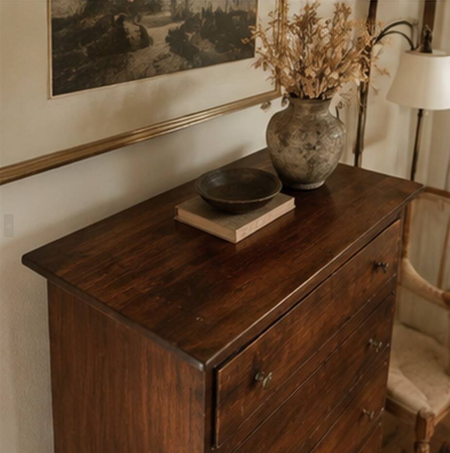 Beech Seven-Drawer Tall Chest, 1970s