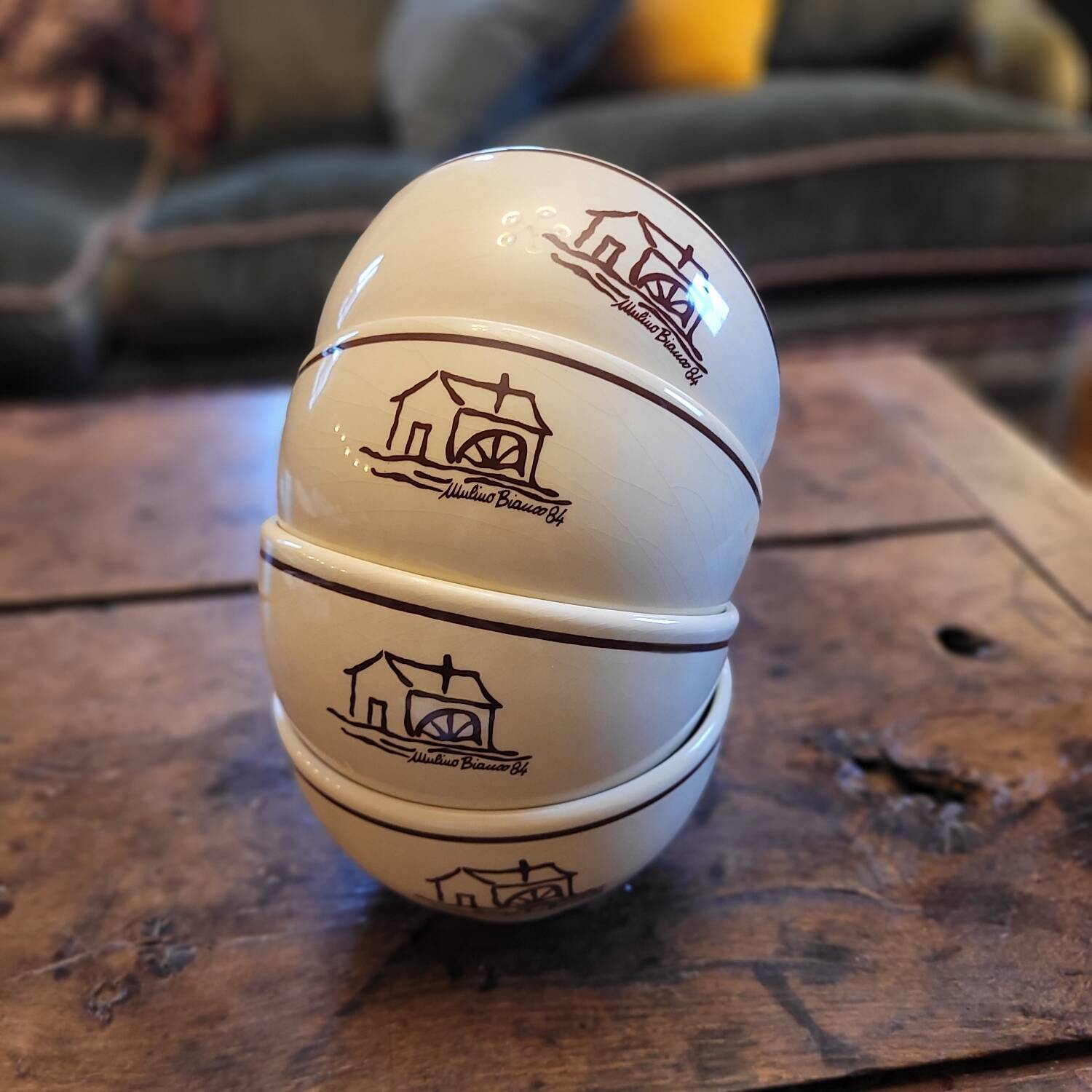 4 Mulino Bianco bowls 1984 – vintage Italian ceramics