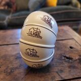 4 Mulino Bianco bowls 1984 – vintage Italian ceramics