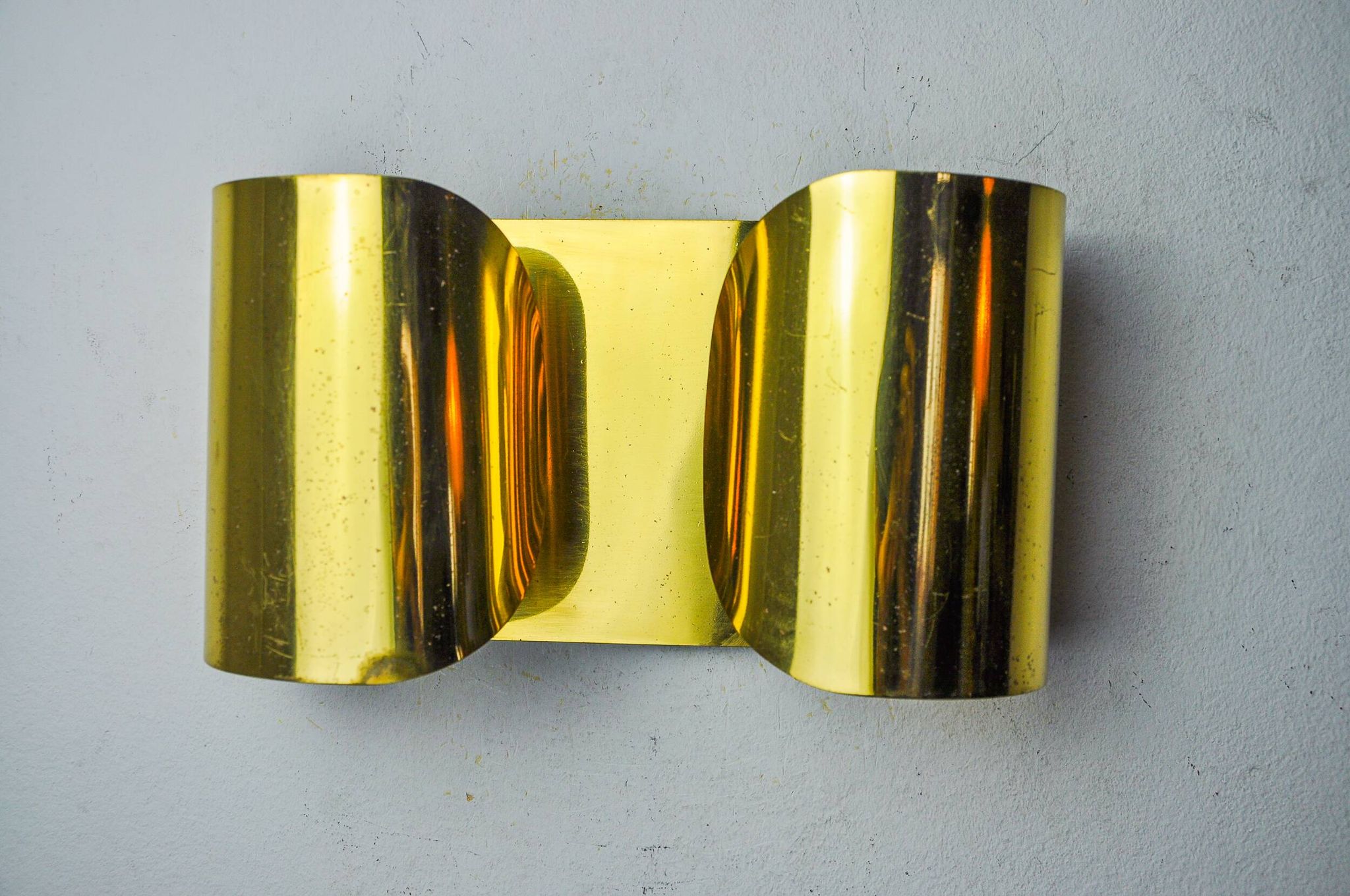 Applique "Foglios" en laiton, italie, 1970