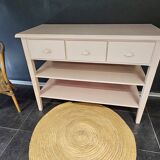 Powder pink chest of drawers