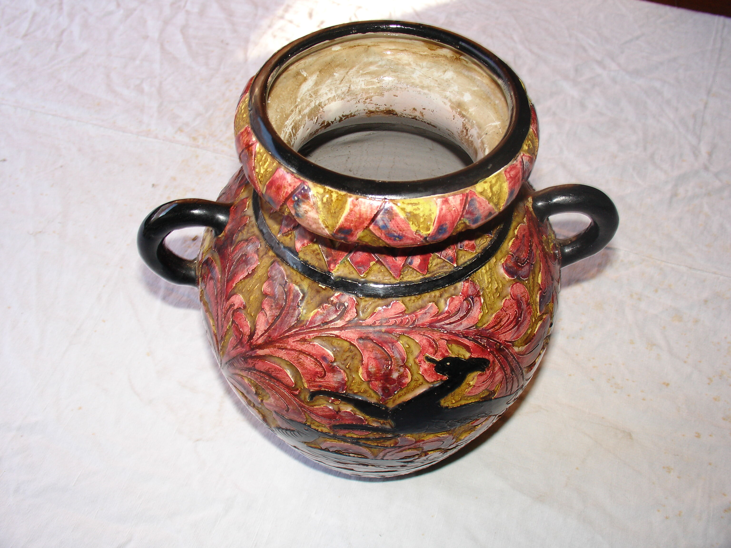 Ceramic vase from Perugia, Italy, circa 1950