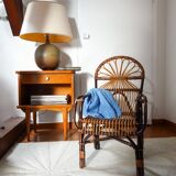 Fauteuil en rotin enfant